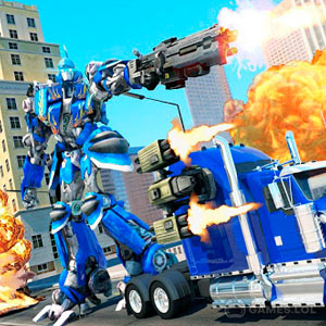 robot truck on pc